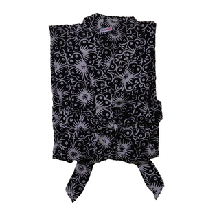 Handmade Batik Robe/ Kimono - Lightweight Soft Cotton - Hibiscus