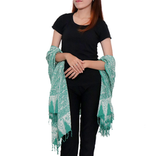 Load image into Gallery viewer, Batik Gili Face Covering &amp; Shawl Set - Royalty