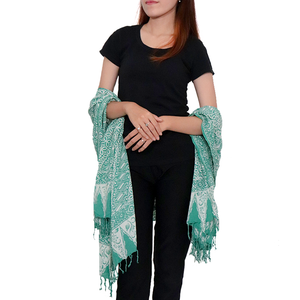 Batik Gili Face Covering & Shawl Set - Royalty