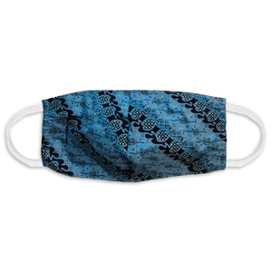 Batik Face Covering - Turquoise