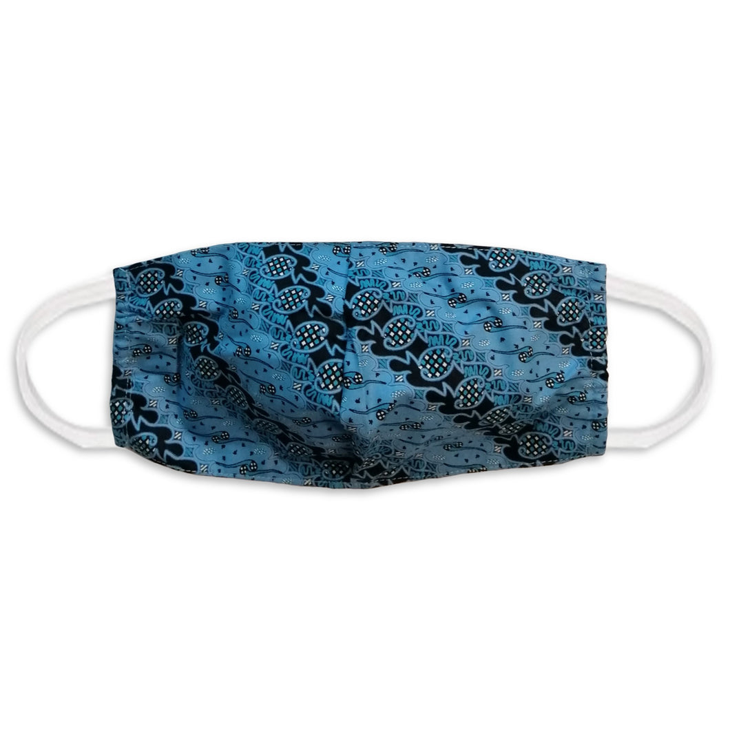 Batik Face Covering - Turquoise
