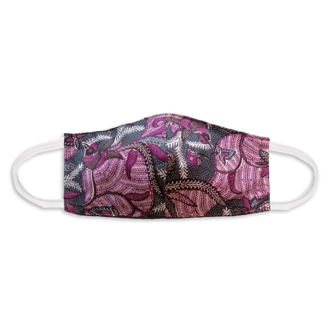 Batik Face Covering - Purple