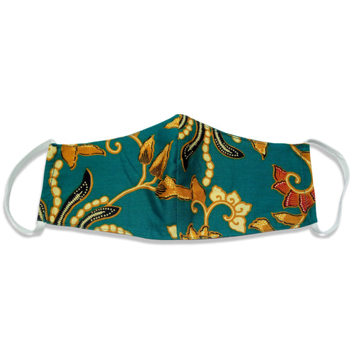 Bali Collection Batik Face Covering - Green