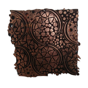 Lombok Collection Rectangle Batik Face Covering - Stone