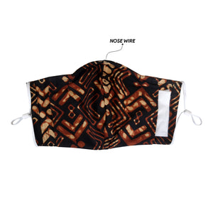Gili Collection Batik Face Covering - Arrow