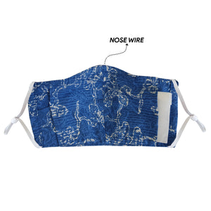 Batik Gili Face Covering & Scarf Set - Butterfly