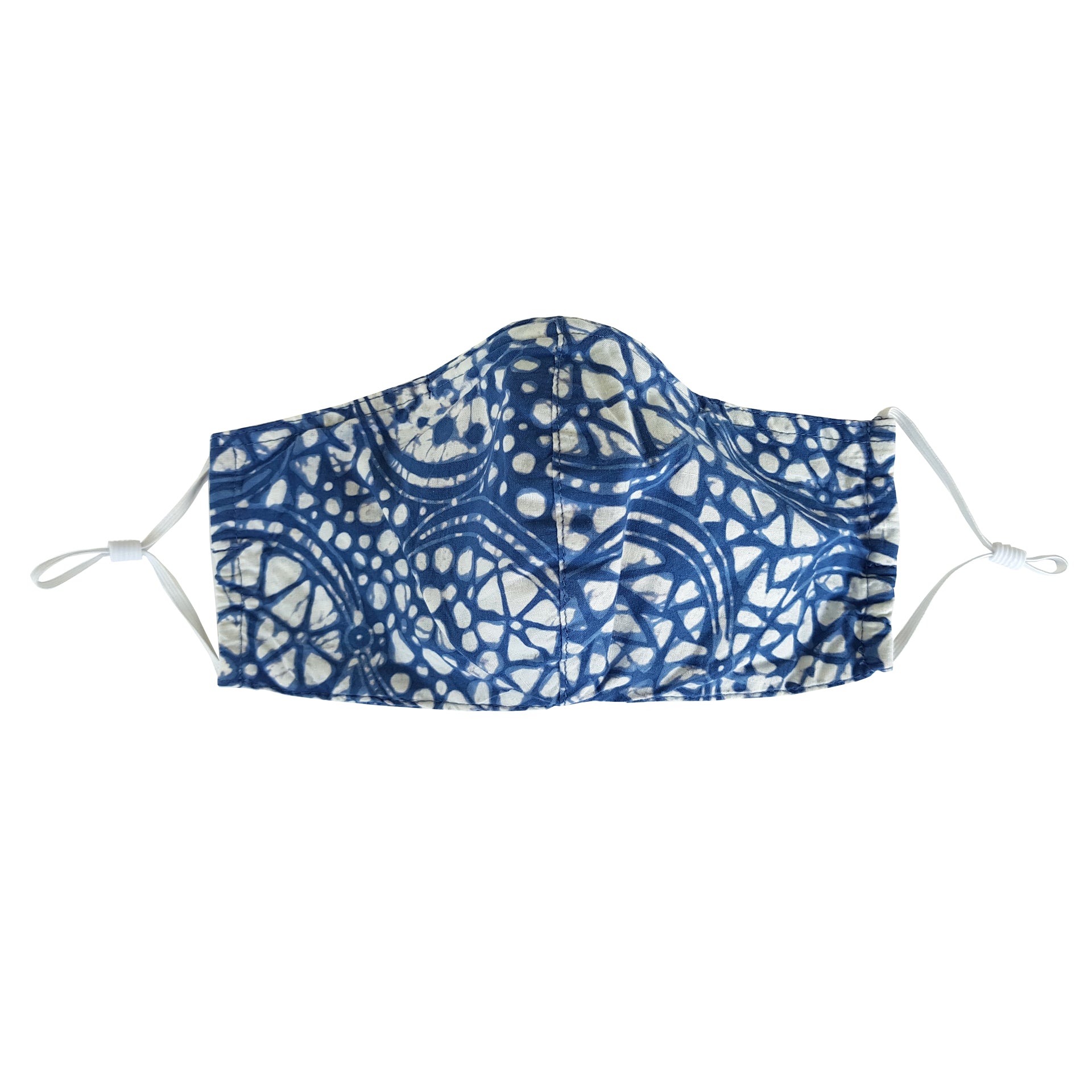 Batik Face Mask with Insert Pocket - Black