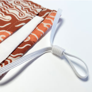 Gili Collection Batik Face Covering - Rain