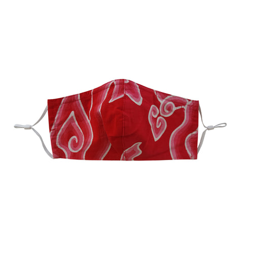 Gili Collection Batik Face Mask - Cloudy - Hand Drawn Batik