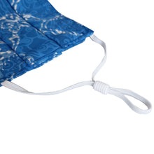 Load image into Gallery viewer, Rectangle Batik Face Mask with Insert Pocket - Light Green