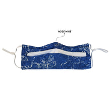 Load image into Gallery viewer, Rectangle Batik Face Mask with Insert Pocket - Red