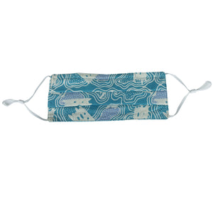 Batik Face Mask with Insert Pocket - Red
