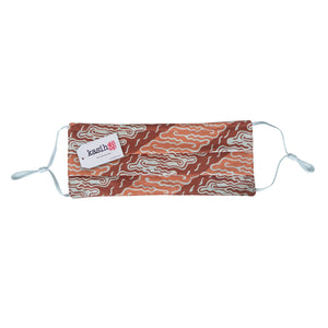 Bali Collection Batik Face Mask - Light Green