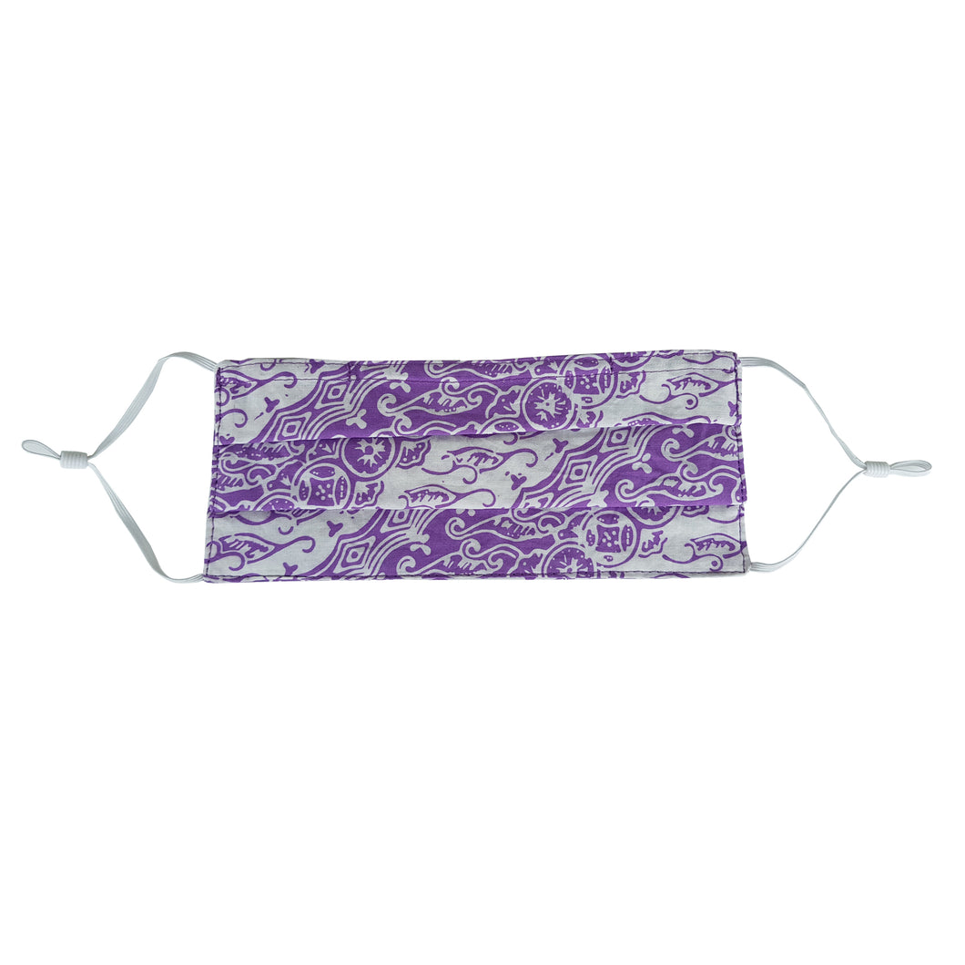 Gili Collection Batik Face Mask - Blue