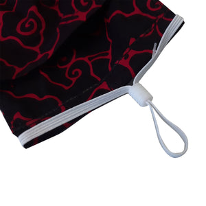 Gili Collection Batik Face Covering - Storm in Black