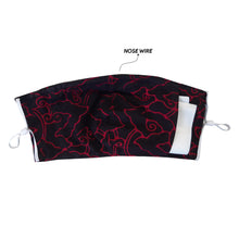 Load image into Gallery viewer, Gili Collection Batik Face Covering - Storm in Black