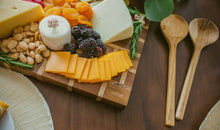 Load image into Gallery viewer, Two Toned Wooden Cutting Board / Charcuterie Board / Cheese Plate