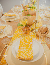 Batik Cloth Napkin Set of Four - Twig
