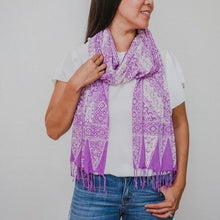Load image into Gallery viewer, Handmade Batik Scarf - Cotton - Blade