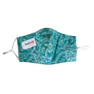 Gili Collection Batik Face Covering - Foliage in Green