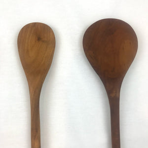 Set of 4 Cooking Kitchen Utensils Teak Wood 14inches ( Three spoons and one spatula)