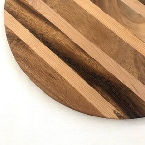 Kasih Coop Acacia Wood 12inches Round Cutting Board