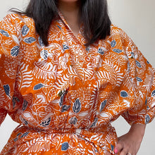 Load image into Gallery viewer, Handmade Batik Robe/ Kimono - Cotton - Carnelian