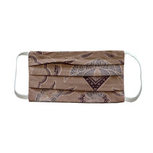 Load image into Gallery viewer, Kids Rectangle Batik Face Mask - Cream