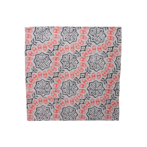 Batik Cloth Napkin Set of Four - Autumn Coral