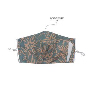 Gili Collection Batik Face Covering - Burst