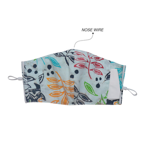 Gili Collection Batik Face Covering - Colorful Tamarind