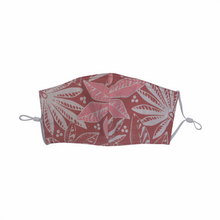 Load image into Gallery viewer, Hand Dyed Indonesia Batik Face Mask Three Layers 100% Cotton with Nose Wire Filter Pocket Soft Elastic Band
