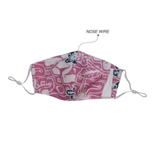 Load image into Gallery viewer, Kids Gili Collection Batik Face Covering - Flowers &amp; Daggers