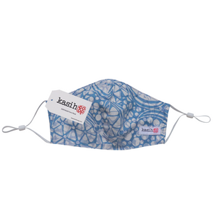 Kids Gili Collection Batik Face Covering - Stone