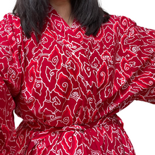Load image into Gallery viewer, Handmade Batik Robe/ Kimono - Cotton - Storm