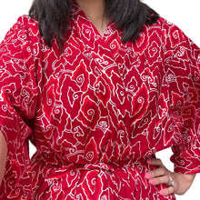 Load image into Gallery viewer, Handmade Batik Robe/ Kimono - Cotton - Storm