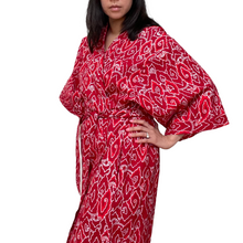 Load image into Gallery viewer, Handmade Batik Robe/ Kimono - Cotton - Storm