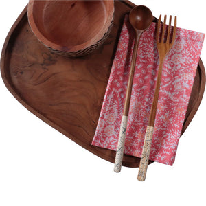 Batik Cloth Napkin Set of Four - Wildflower