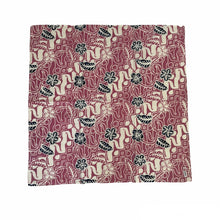 Load image into Gallery viewer, Batik Cloth Napkin Set of Four - Flowers &amp; Daggers