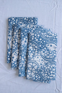 Batik Cloth Napkin Set of Four - Stone
