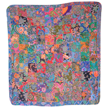 Load image into Gallery viewer, Handmade Reversible Batik Quilt Blanket / Throw - TR0003