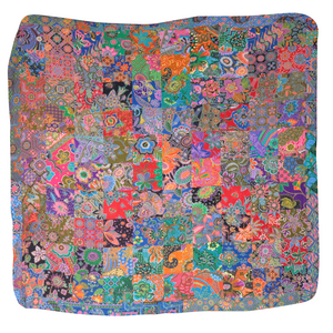 Handmade Reversible Batik Quilt Blanket / Throw - TR0004