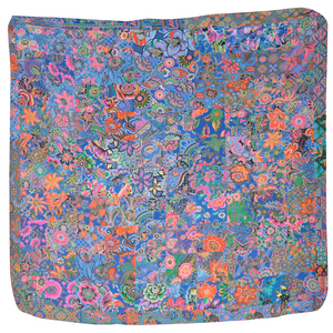 Handmade Reversible Batik Quilt Blanket / Throw - TR0004