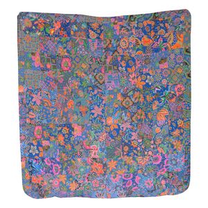 Handmade Reversible Batik Quilt Blanket / Throw - TR0005