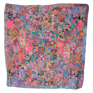 Handmade Reversible Batik Quilt Blanket / Throw - TR0006