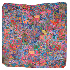 Handmade Reversible Batik Quilt Blanket / Throw - TR0008