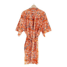 Load image into Gallery viewer, Handmade Batik Robe/ Kimono - Cotton - Carnelian