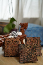 Load image into Gallery viewer, Batik Copper Cap Stamp Indonesian Metal Hand-Stamped Vintage Flower