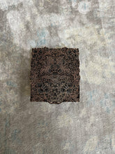 Load image into Gallery viewer, Batik Copper Cap Stamp Indonesian Metal Hand-Stamped Vintage Flower