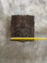 Load image into Gallery viewer, Batik Copper Cap Stamp Indonesian Metal Hand-Stamped Vintage Flower